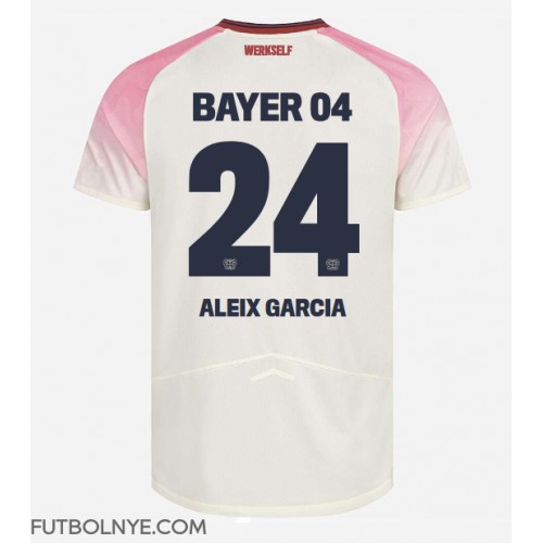 Camiseta Bayer Leverkusen Aleix Garcia #24 Visitante Equipación 2025-26 manga corta